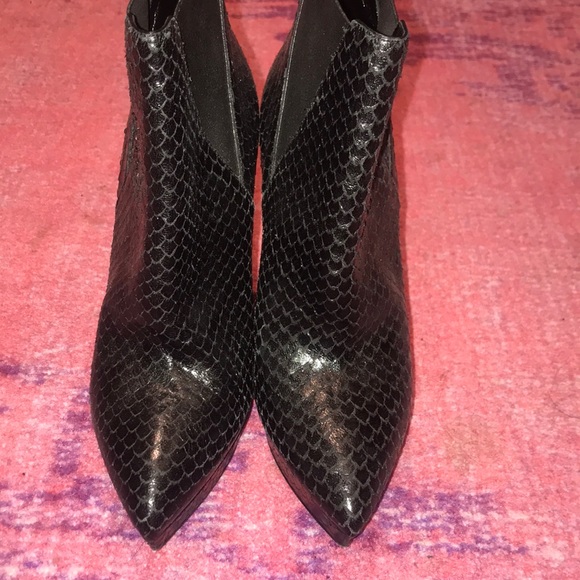 COPY - YSL black python bootie - Picture 6 of 11
